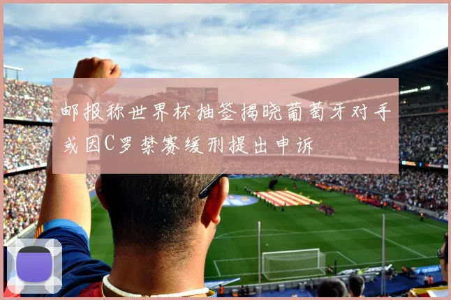 邮报称世界杯抽签揭晓葡萄牙对手或因C罗禁赛缓刑提出申诉